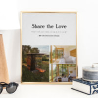 Vacation Rental Home Social Media Sign