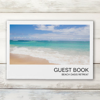 Vacation Rental Modern Minimal Guest Book