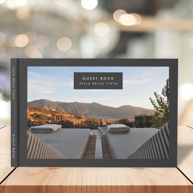 Vacation Rental Modern Stylish Guest Comments Guest Book (Creator Uploaded)