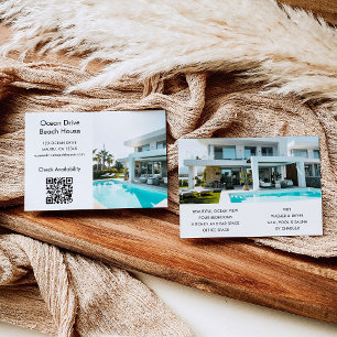 Vacation Rental Property Beach Promo Postcard