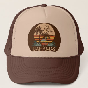 Vacation Retro Bahamas Hat Vintage Cruise Bahamian