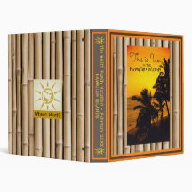 Vacation Scrapbook & Photo Album 3 Ring Binder