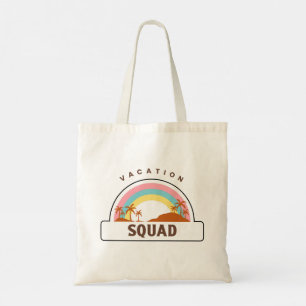 Vacation Squad Rainbow Tote Bag