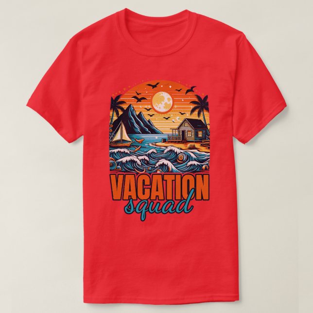 Vacation Squad TShirt (Design Front)