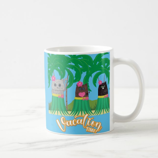 Vacation Time Invitation Coffee Mug (Right)