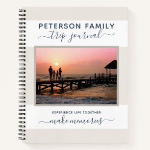 Vacation Trip Journal Personalised Family Memories