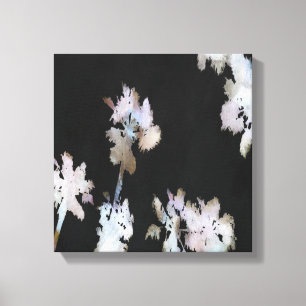 Vacation Tropical Palms Artistic Watercolor Silhou Canvas Print