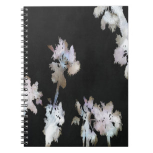 Vacation Tropical Palms Artistic Watercolor Silhou Notebook