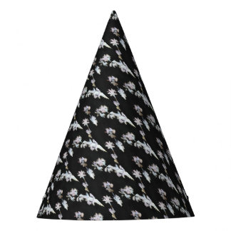 Vacation Tropical Palms Artistic Watercolor Silhou Party Hat