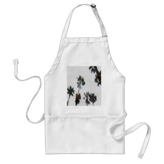 Vacation Tropical Palms Artistic Watercolor  Standard Apron