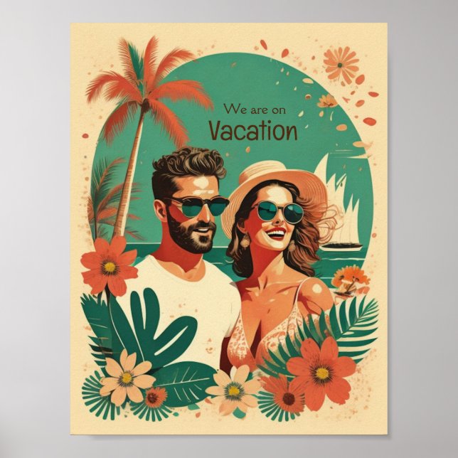 Vacation vintage poster (Front)