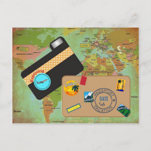 Vacationing Postcard