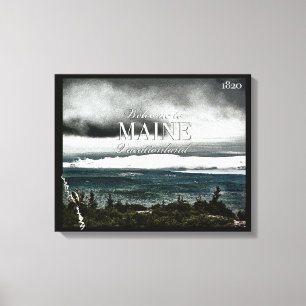 Vacationland, Maine Canvas Print