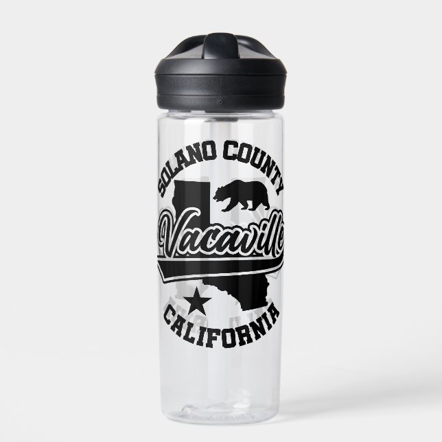 Vacaville,California Water Bottle (Front)