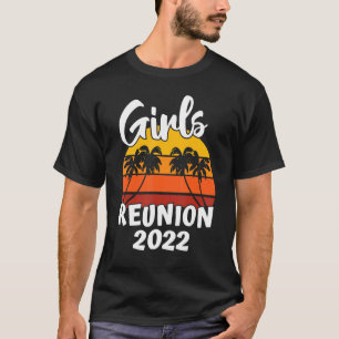 Vacay Girls Squad Summer Sunset Beach Palm Girls T T-Shirt