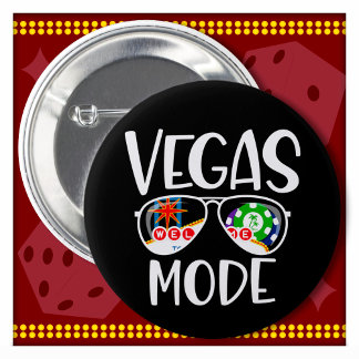 Vacay Las Vegas Trip Vegas Mode Vegas Vacation 6 Cm Round Badge