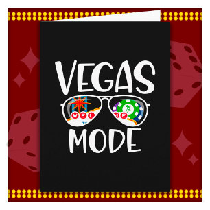 Vacay Las Vegas Trip Vegas Mode Vegas Vacation Card
