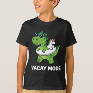 Vacay Mode Cute Dinosaur Family Vacation T-Shirt