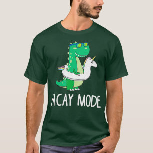 Vacay Mode Cute Dinosaur T Shirt Funny Family