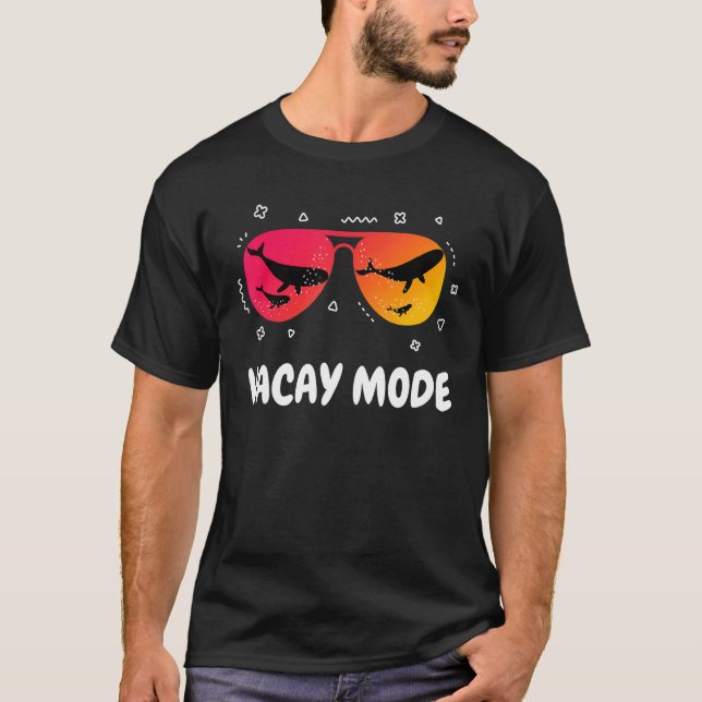 Vacay Mode Cute Vacation Summer Family Friend Guys T-Shirt (Front)