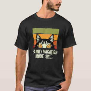 Vacay Mode Family Vacation Mode On Summer Cat T-Shirt