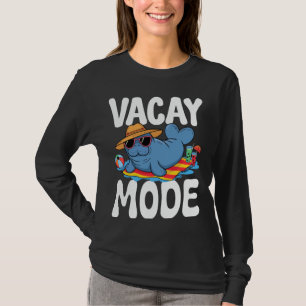 Vacay Mode Funny Manatee Graphic, Group Matching C T-Shirt