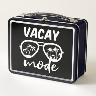 Vacay Mode II - Family Vacation Metal Lunch Box
