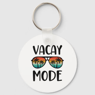 Vacay Mode Men Women Kids Vacation Summer Cruise G Key Ring