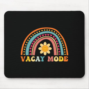 Vacay mode retro holiday summer for men and women mouse mat