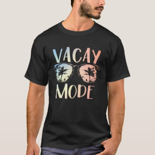 Vacay Mode Retro Vacation Summer Cruise Holiday Va T-Shirt