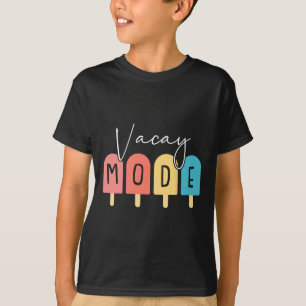 Vacay Mode Summer Family Vacation Beach Cruise Mat T-Shirt