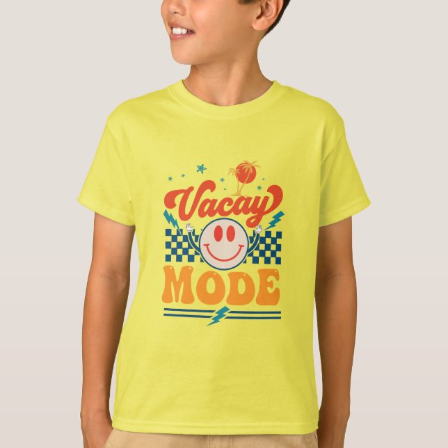 "Vacay Mode", Summer, Kids T-Shirt (Front)