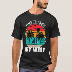Vacay Mode Time To Enjoy Key West Retro T-Shirt