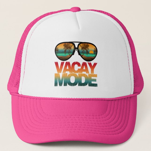 Vacay Mode Trucker Hat (Front)