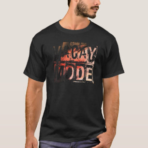 Vacay Mode Waves Ananas Cute Vacation Summer Cruis T-Shirt