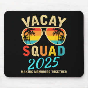 Vacay Squad 2025 Summer Vacation Family Friends Tr Mouse Mat