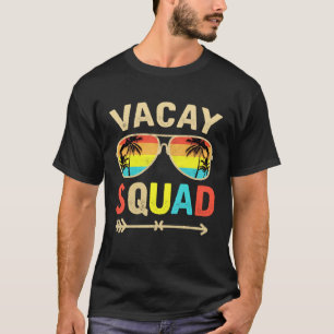 Vacay Squad Beach Summer Vacation Family Matching T-Shirt