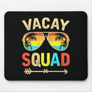 Vacay Squad Funny Beach Summer Vacation Family Mat Mouse Mat