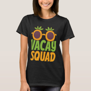Vacay Squad Funny Beach Summer Vacation Family T-Shirt