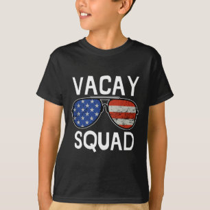 Vacay Squad Summer Vacation Family Friends Trip Ma T-Shirt