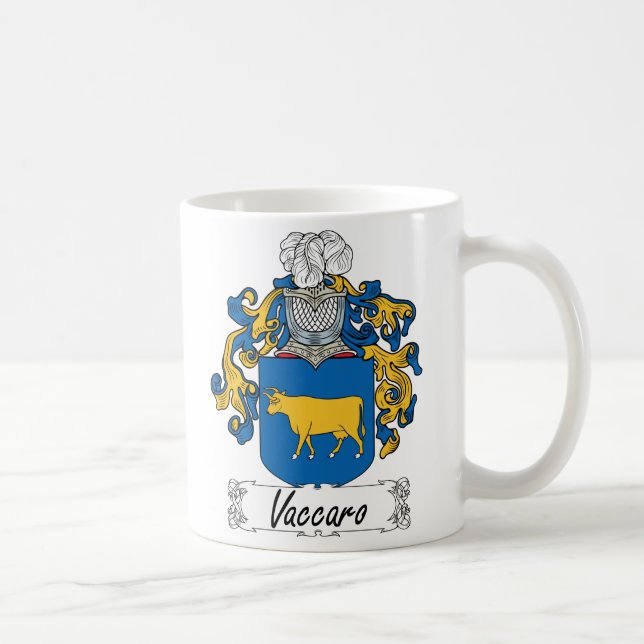 Vaccaro Family Crest Coffee Mug (Right)