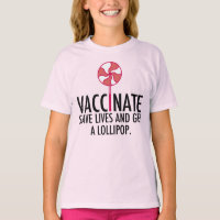 Vaccinate Get a Lollipop Funny Vaccination Kids