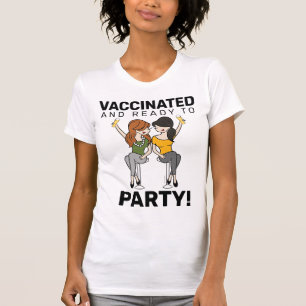 Vaccinated and Ready to Party - Beer T-Shirt