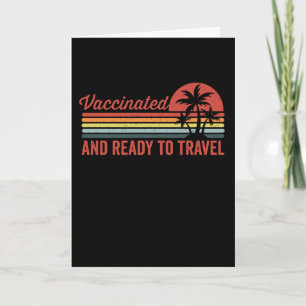 Vaccinated and ready to travel card