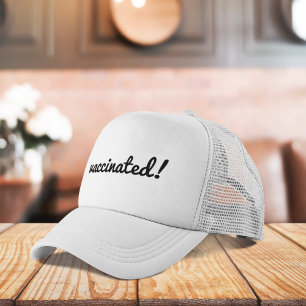 Vaccinated   Covid Coronavirus Modern Vaccine Trucker Hat
