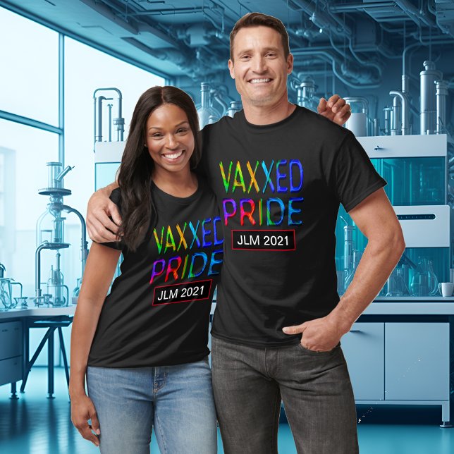 Vaccinated Fully Vaxxed Pride Monogram Year 2021 T-Shirt (Vaccinated Fully Vaxxed Pride Monogram Year 2021 T-Shirt)