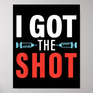 Vaccinated Funny Humour Graphic Quote Vaccinated P Poster