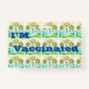 VACCINATED   ID BADGE