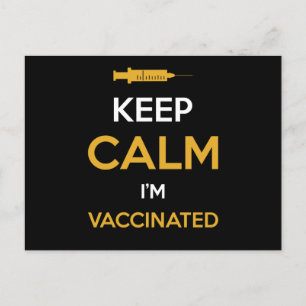 Vaccinated Postcard