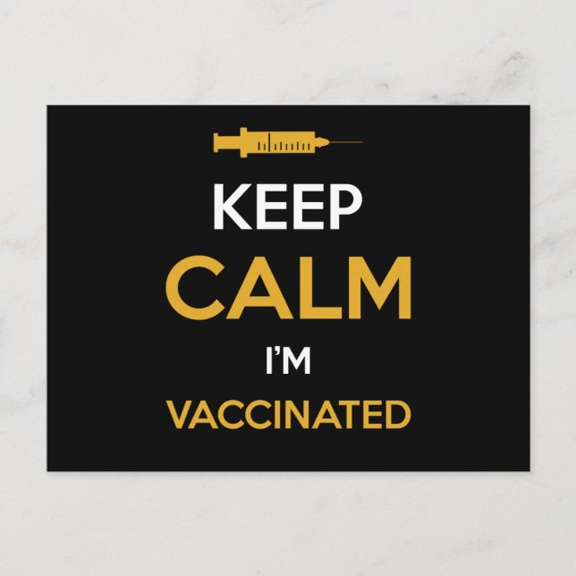 Vaccinated Postcard (Front)